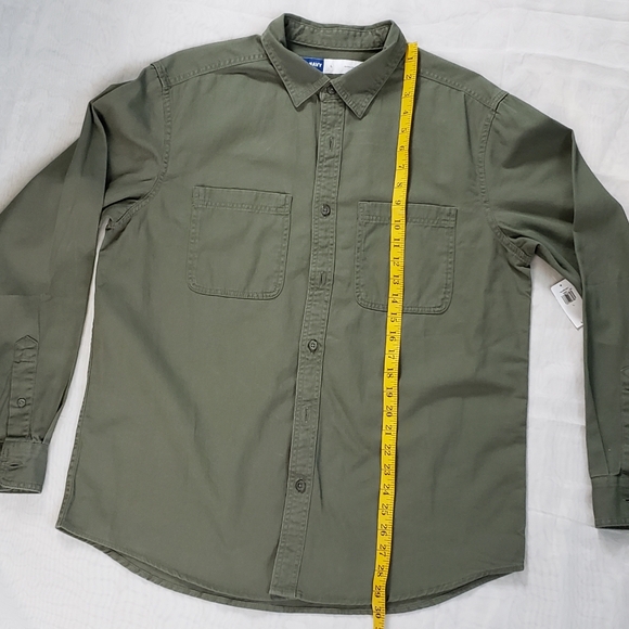 Men's Old Navy Oversized Cotton Shirt Jacket - Picture 14 of 15